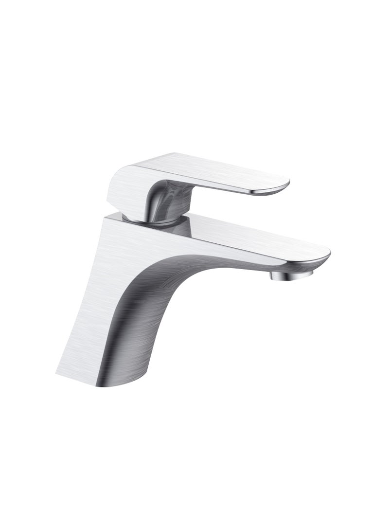 HESANIT Elite Single Lever Basin Mixer with Popup Waste Stainless Steel Brushed - 7001SSB - Image 1