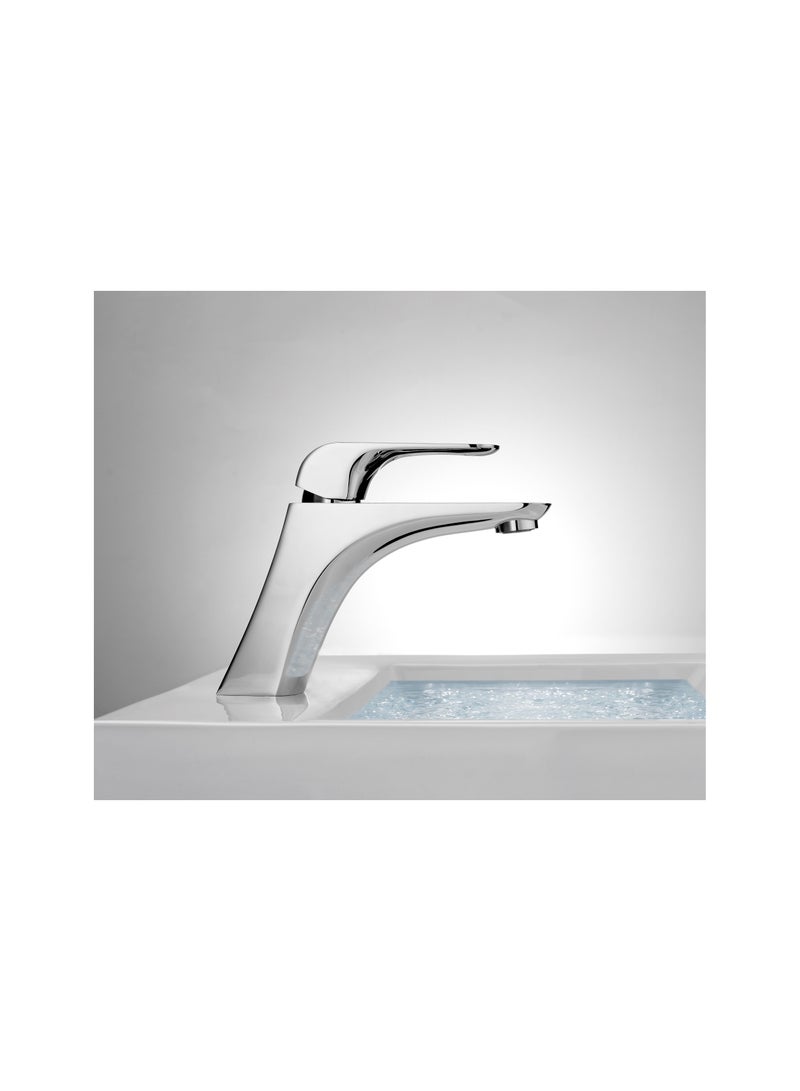 HESANIT Elite Single Lever Basin Mixer with Popup Waste Stainless Steel Brushed - 7001SSB - Image 2
