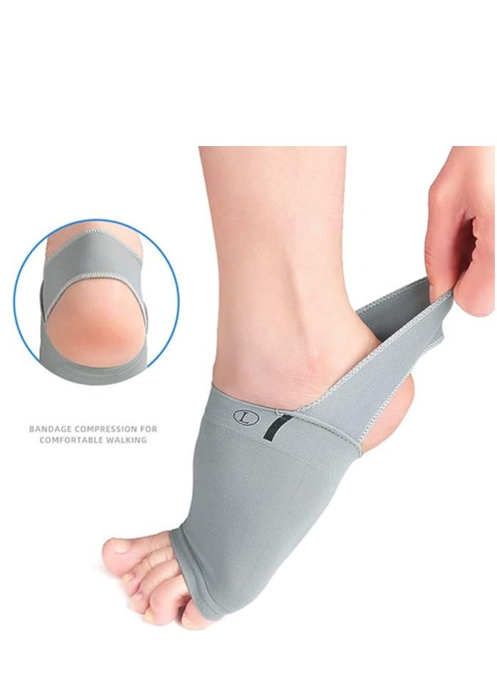 Arch Support Sleeves - Plantar Fasciitis Relief, Heel Spurs Pain Strap, Flat Feet Socks, Foot Care Insoles Orthotic for Comfort（1 Pair） - Image 3