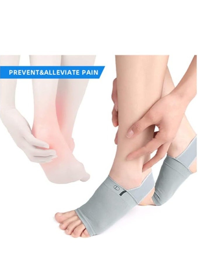 Arch Support Sleeves - Plantar Fasciitis Relief, Heel Spurs Pain Strap, Flat Feet Socks, Foot Care Insoles Orthotic for Comfort（1 Pair） - Image 2