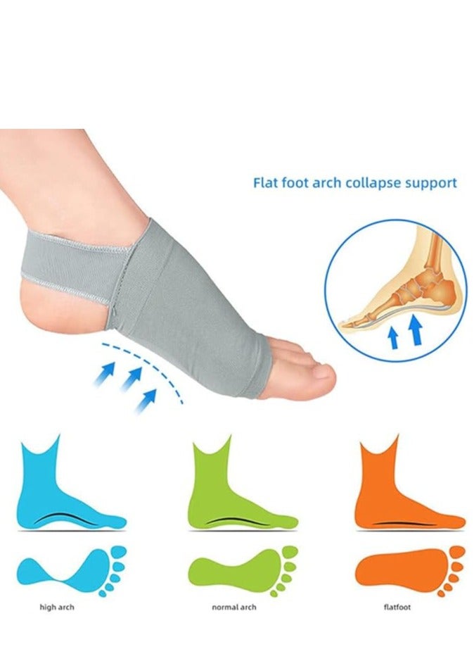 Arch Support Sleeves - Plantar Fasciitis Relief, Heel Spurs Pain Strap, Flat Feet Socks, Foot Care Insoles Orthotic for Comfort（1 Pair） - Image 5