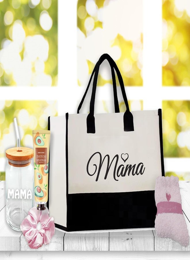 Beyond The Box New Mom Gift Basket Care Package | Baby Shower Gift Set for Mom & Baby w/Newborn Essentials | After Labor Hospital Gift Bundle for Expecting Moms | Tote Bag, Swaddle, Burp Cloth, Socks & More - Image 2