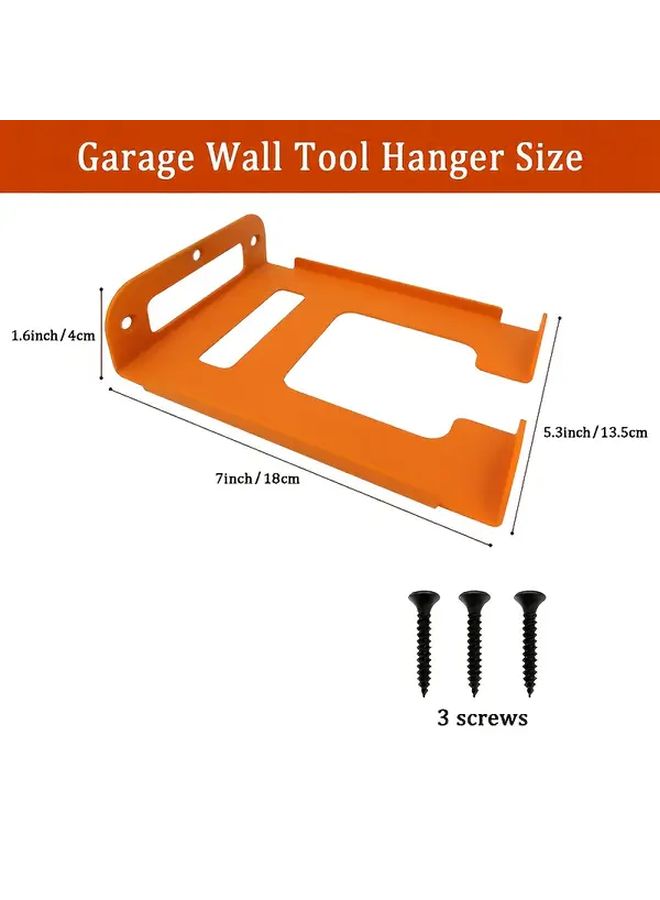 2 Pack Heavy Duty Trimmer Rack Wall Mount Durable Metal Garden Tool Hanger Space Saving Vertical Storage For Grass Trimmers Weed Wackers Shed Organization - Image 3