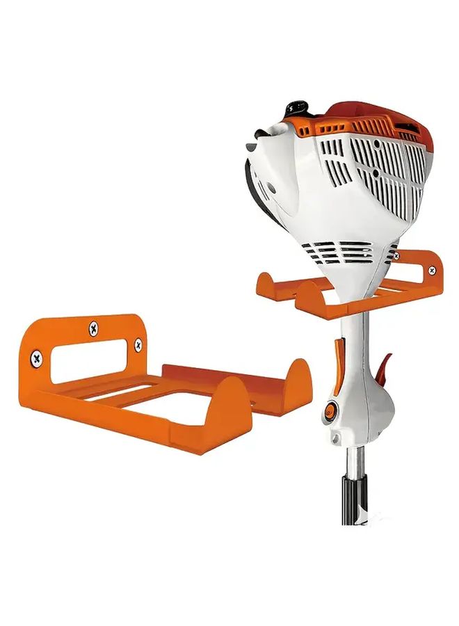 2 Pack Heavy Duty Trimmer Rack Wall Mount Durable Metal Garden Tool Hanger Space Saving Vertical Storage For Grass Trimmers Weed Wackers Shed Organization - Image 1