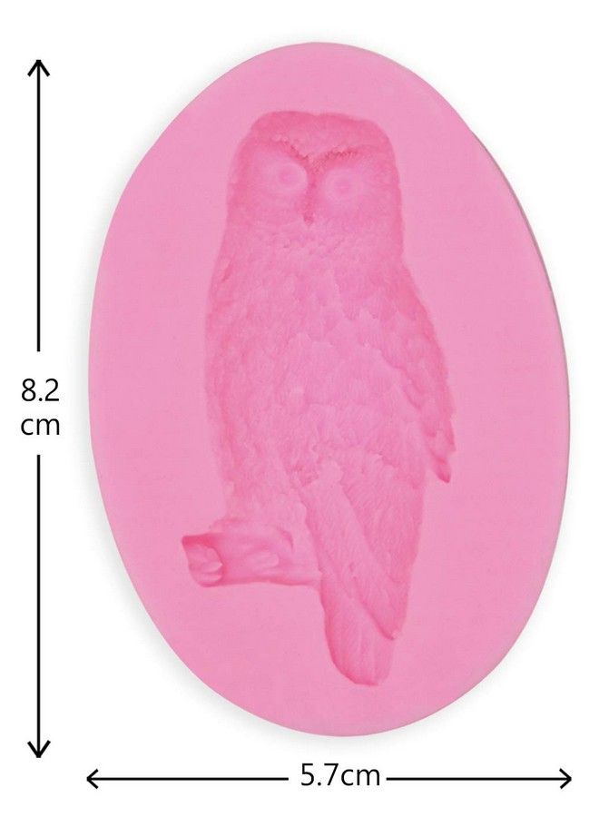 Hengke 2Pcs Owl Non Sticksilicone Moldsanimal Theme Mould For Puddingpan Muffinimpression Mats Baroque Fondantchocolateice Cubecookie Pastry Piescake Cup Cakedecorationpolymer Clay - Image 4