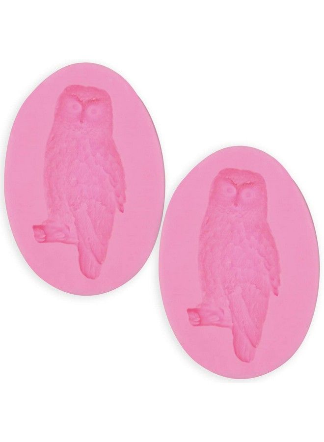 Hengke 2Pcs Owl Non Sticksilicone Moldsanimal Theme Mould For Puddingpan Muffinimpression Mats Baroque Fondantchocolateice Cubecookie Pastry Piescake Cup Cakedecorationpolymer Clay - Image 3