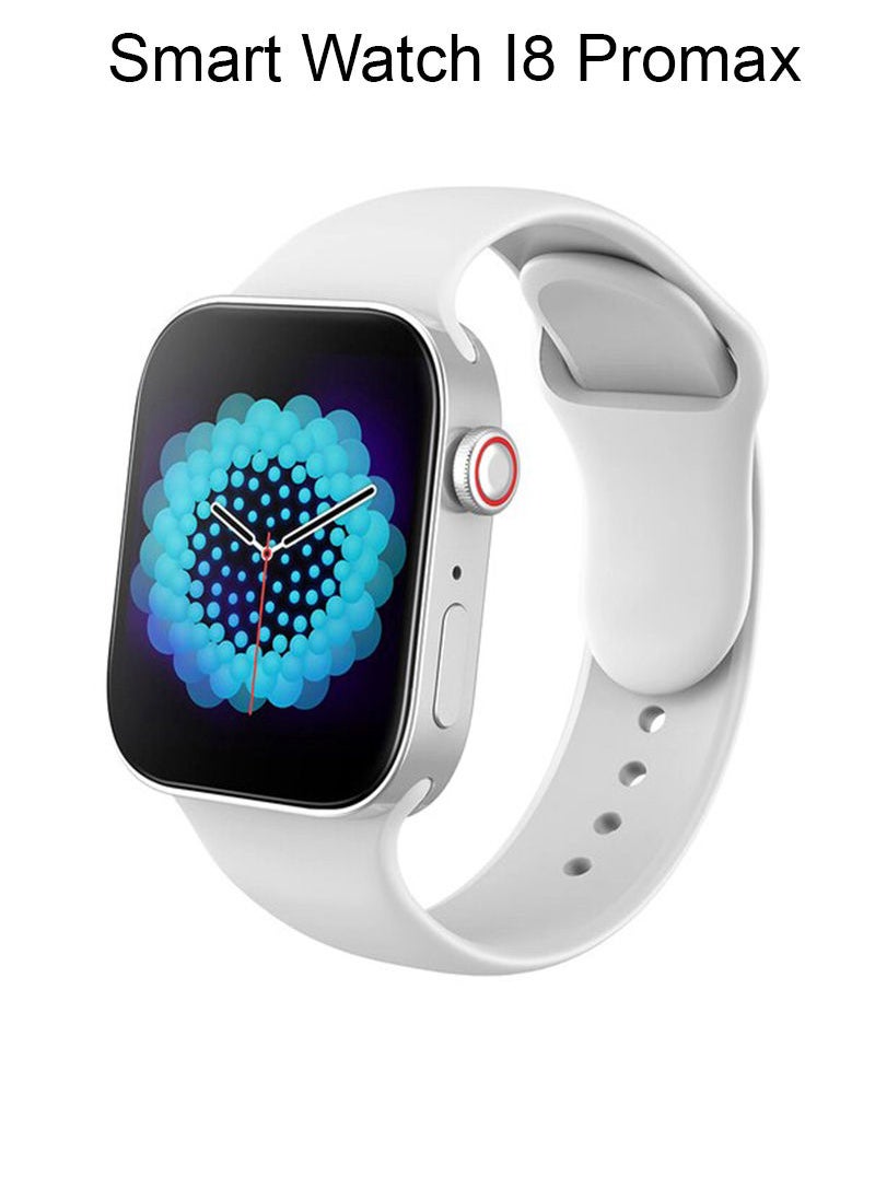AROAQ - White Smart Watch i8 Pro Max Sport Fitness - Image 1
