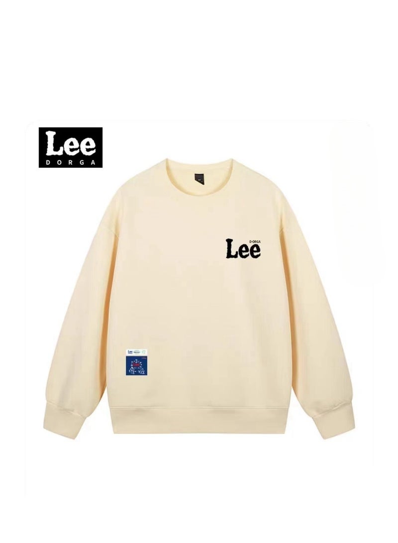 LEE Lee Brand Hoodie Loose Casual Round Neck Long Sleeved Hoodie  - Image 1