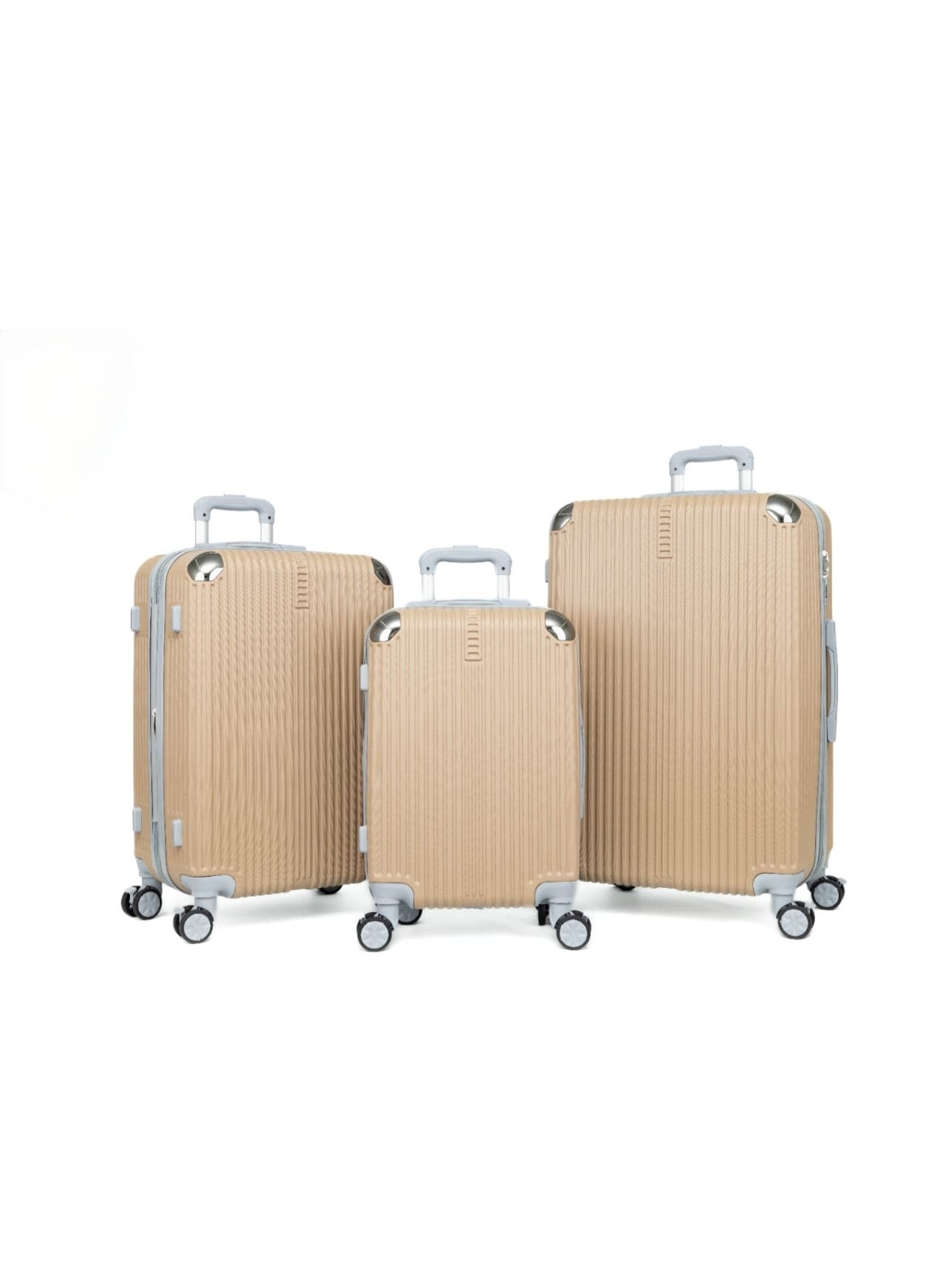 Unbreakable Spinner Luggage with TSA Lock, 4 Silent Spinner Wheels, and Double Expandable Zippers, ABS
