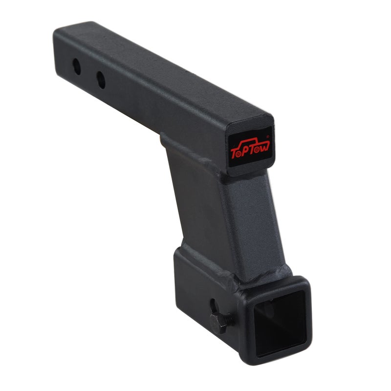 TOPTOW Trailer Hitch Extender Adapter with 6inch RiserDrop 2 Receiver 2inch Solid Shank 10000lbs Capacity
