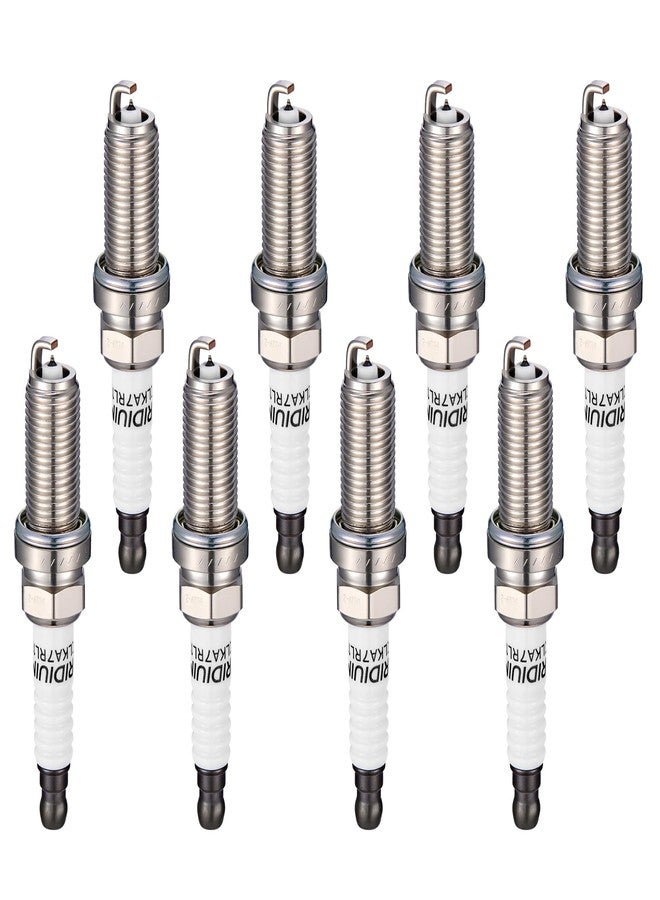 SYKRSS 93501 Iridium Spark Plugs 8 Pack - Compatible with Nissan TITAN Armada 2017-2020, TITAN XD 2016-2020, NV2500 2018-2020, NV3500 Compatible with Infiniti QX80, M56, QX56 - Replaces LKAR7BIX-11S - Image 1