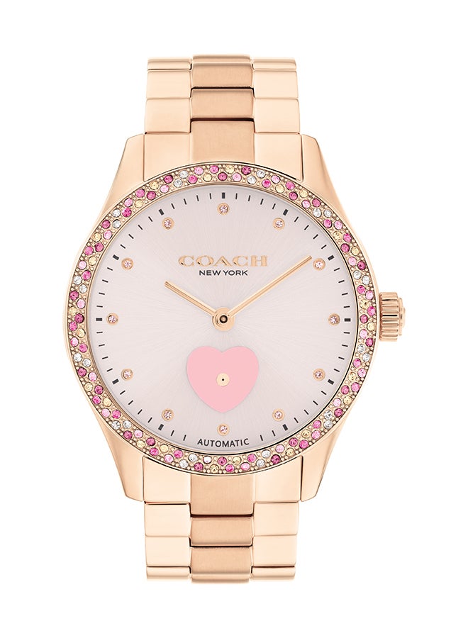 COACH WATCHES ROUND ANALOG WOMEN'S LIGHT PINK CASE WATCH - 14504523 - Image 1