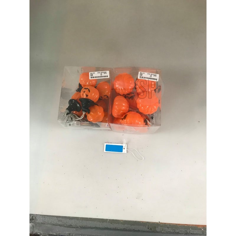 Koopman LED Pumpkin Garland – 10 LED Lights, Halloween Holiday Decoration, Spooky Seasonal Decor for Home, Tabletop & Festive Display - Image 4