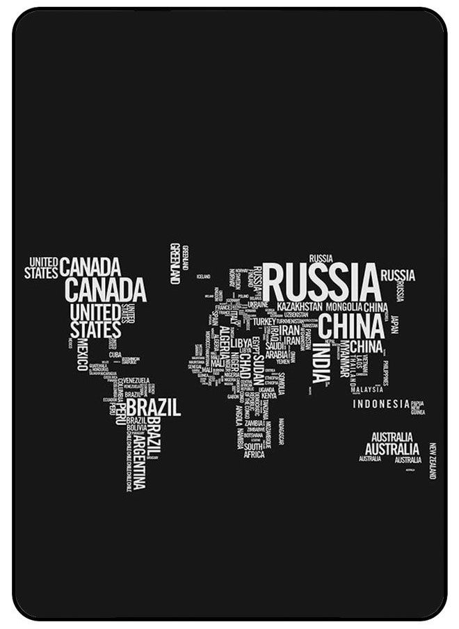 EYE CATCH - Protective Case Cover For Samsung Galaxy Tab A 9.7 Inch (T555) World Map - Image 1