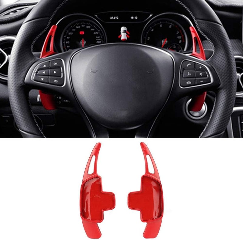 Aluminum Steering Wheel Paddle Shifters - Fit for C GLC E Class W213 W205 X253 - Premium Wearable Durable Upgrade - Image 2
