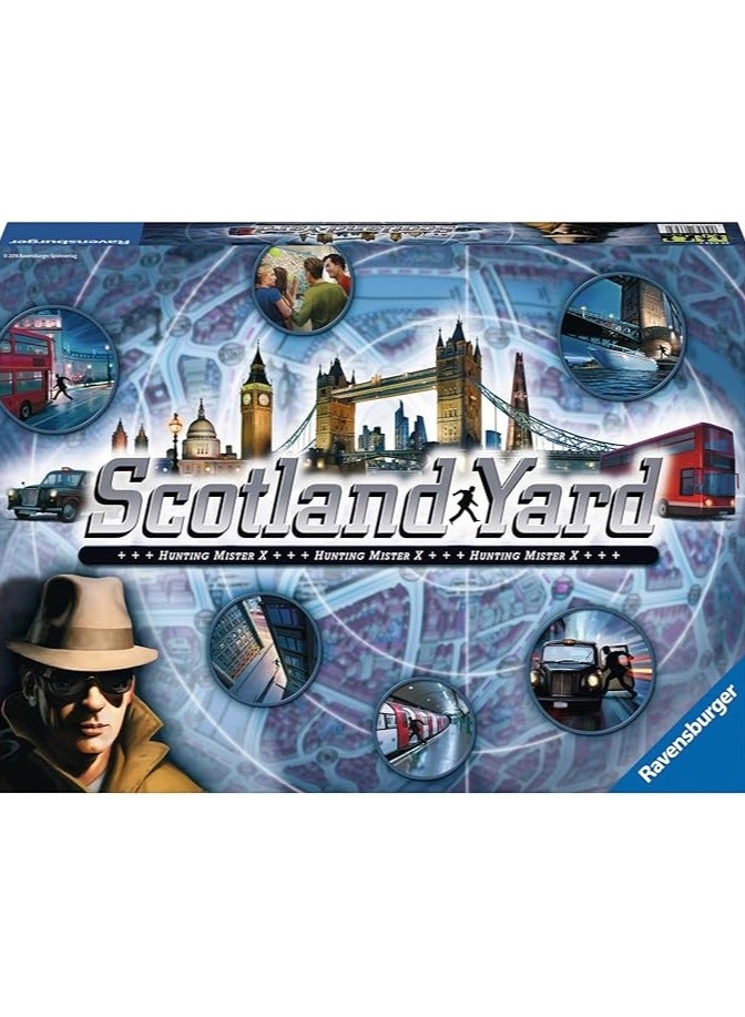 Ravensburger Scotland Yard Cooperative Board Game â€“ Detective Chase in London for 2â€“6 Players, Ages 8+, 45 min Gameplay with Mr X vs Detectives, Highâ€‘Quality Components | 26643â€‘2