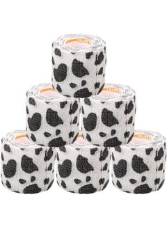 POPETPOP POPETPOP Self Adhesive Wrap Pet Wrap Non-Woven Tape for Dog Legs Paws Wounds Cohesive Gauze for Horse Cat Bird Animal Paw Print Desgin  - Image 1
