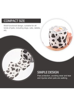 POPETPOP POPETPOP Self Adhesive Wrap Pet Wrap Non-Woven Tape for Dog Legs Paws Wounds Cohesive Gauze for Horse Cat Bird Animal Paw Print Desgin  - Image 2