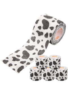 POPETPOP POPETPOP Self Adhesive Wrap Pet Wrap Non-Woven Tape for Dog Legs Paws Wounds Cohesive Gauze for Horse Cat Bird Animal Paw Print Desgin  - Image 3