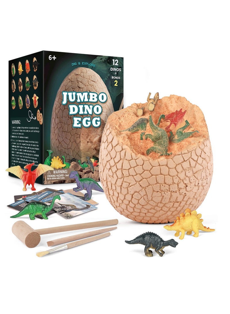 Y&D Giant Dinosaur Egg Dig Archaeological Toy - Image 1