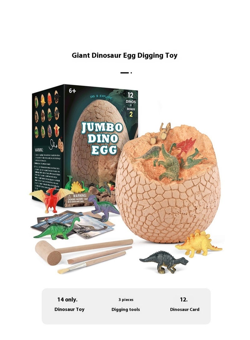 Y&D Giant Dinosaur Egg Dig Archaeological Toy - Image 5