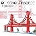 HONLANCH Golden Gate Bridge Micro Building Blocks Set 3800 PiecesLandmark Architecture Gift for Adult and Kid - Image 4