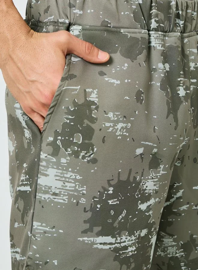 Styli  Men Regular Camo Running Shorts for Men | Best Price UAE
