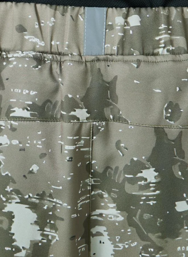 Styli  Men Regular Camo Running Shorts for Men | Best Price UAE
