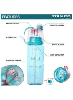 STRAUSS Strauss Water Mist Spray Bottle 600ml  - Image 2