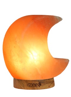 GEOHONEY Geohoney - Himalayan Salt Lamp Half Moon  - Image 1