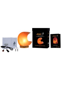 GEOHONEY Geohoney - Himalayan Salt Lamp Half Moon  - Image 5