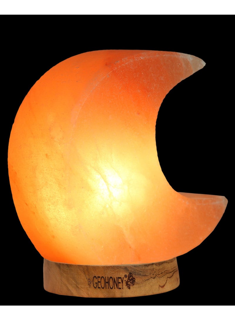 Geohoney - Himalayan Salt Lamp Half Moon - Image 4