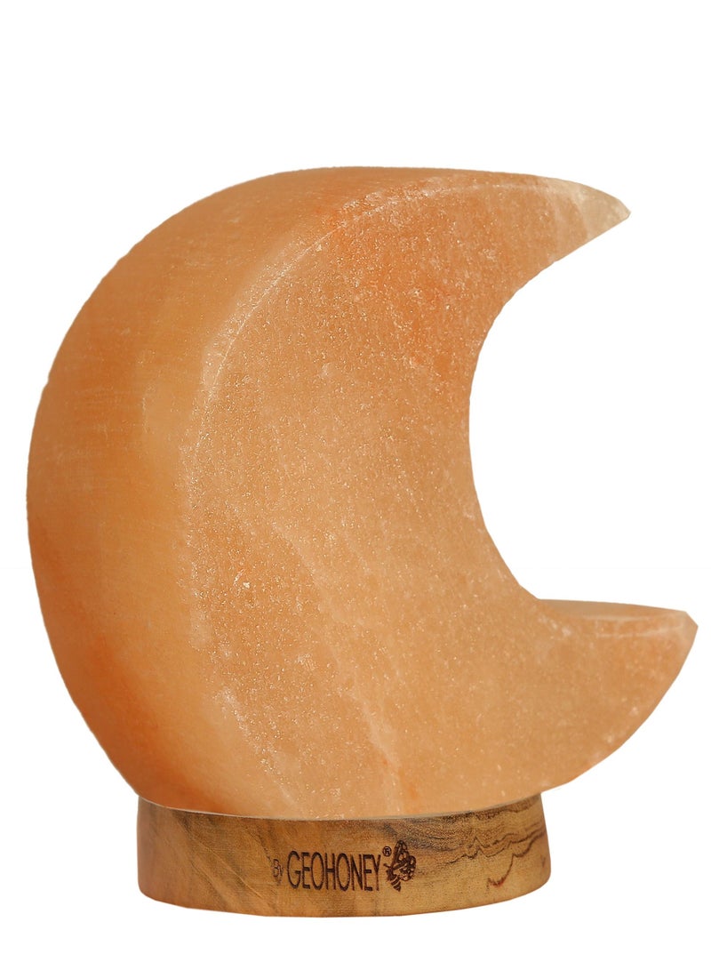 Geohoney - Himalayan Salt Lamp Half Moon - Image 2