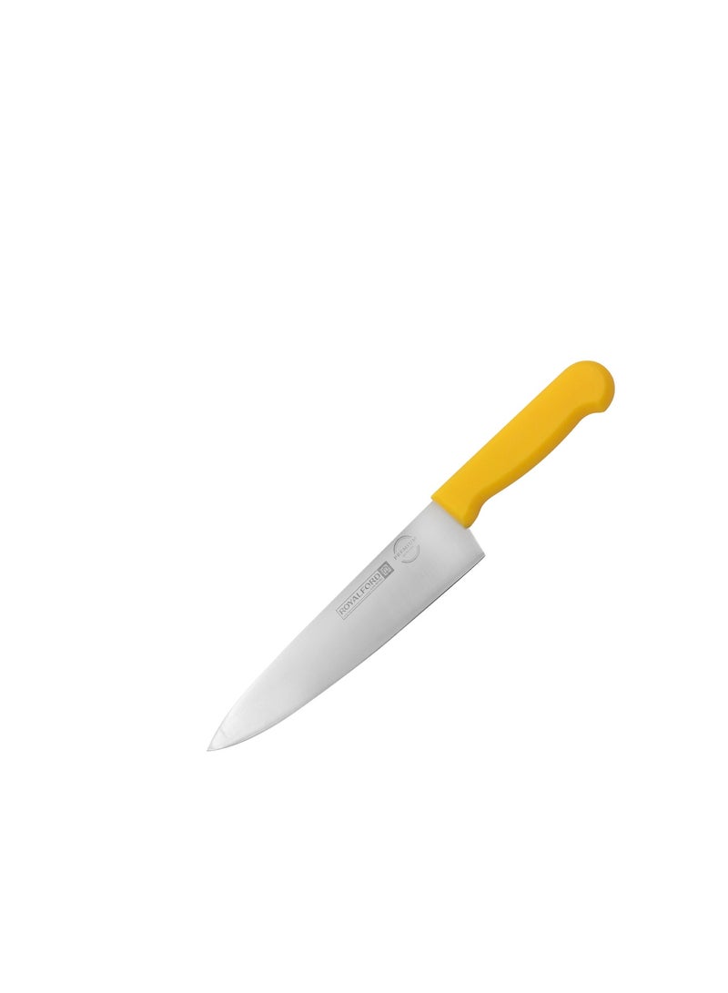Royalford 10" Chef Knife- RF12557/ with Ultra-Sharp Stainless Steel Blades and Rust-Proof Body Assorted Colors - Image 1