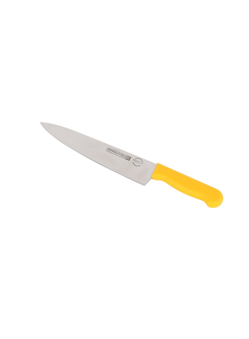 Royalford 10" Chef Knife- RF12557/ with Ultra-Sharp Stainless Steel Blades and Rust-Proof Body Assorted Colors - Image 5
