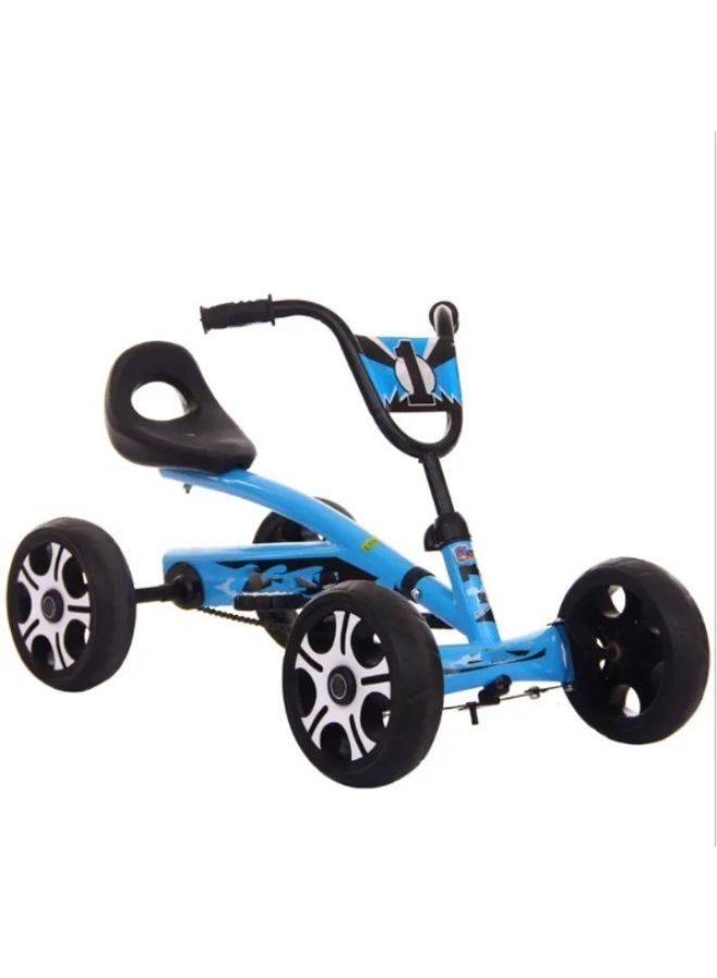 Four-wheeled Kart Baby Stroller Toy Racing Steering Wheel Design Seat - Image 1