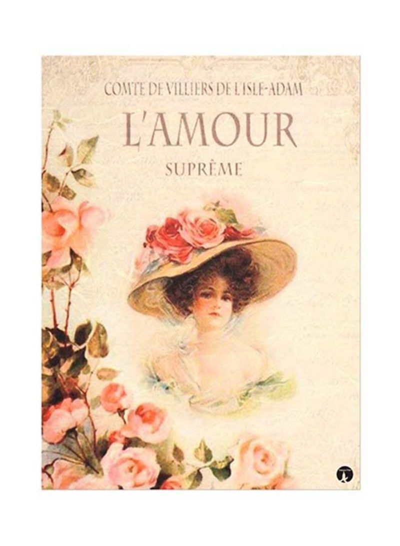 RKN Vintage Art Metal Plate Poster Multicolour 15x20centimeter