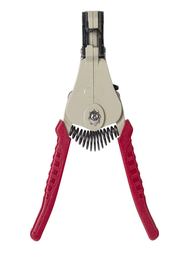 غاردنر بيندر ماكينة تجريد الأسلاك الأوتوماتيكية سهلة الاستخدام SE-92 من جاردنر بيندر، مقاس 22-8 AWG، سلك صلب أو مجدول، سهلة الضغط، تجرد الأسلاك حتى ⅞ بوصة كاملة، مقابض مانعة للانزلاق، بدون نتوءات، فكين مفتوحين أوتوماتيكيًا، لون أحمر - Image 1