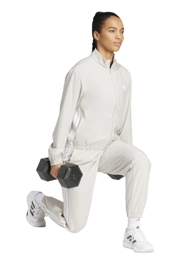 Adidas Workout Essentials 3-Stripes Woven Warm Up Jacket - Image 3