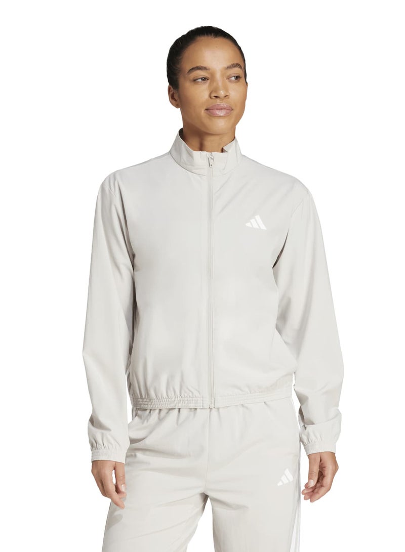 Adidas Workout Essentials 3-Stripes Woven Warm Up Jacket - Image 1