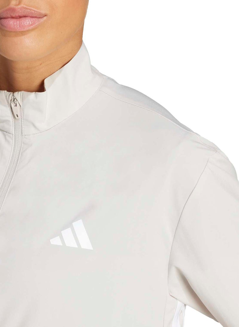 Adidas Workout Essentials 3-Stripes Woven Warm Up Jacket - Image 4