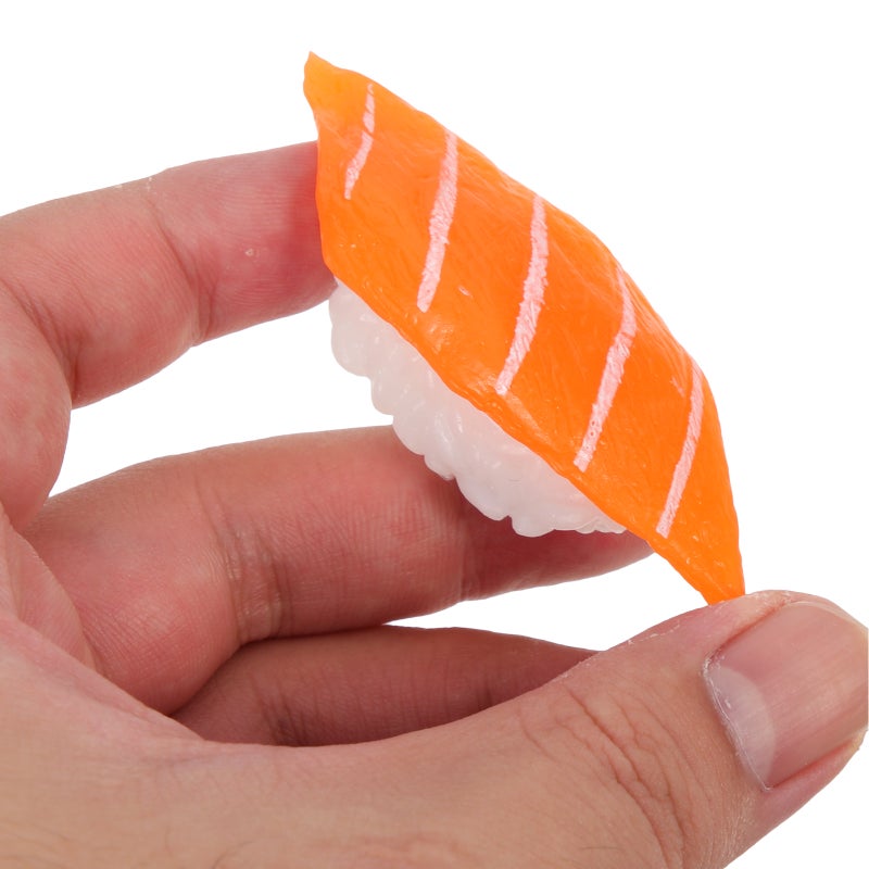 4Pcs Imitated Food Models Fake Sushi Models Realistic Compact Sushi Playthings Display Accessory - Image 1