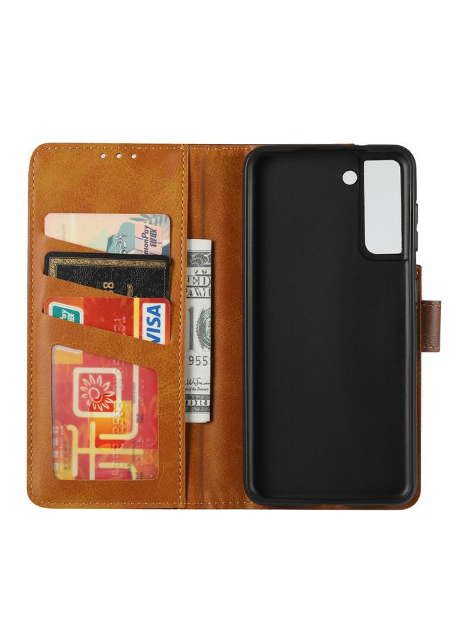 erorex Case For Samsung Galaxy S30 Calf Texture Double Fold Clasp Horizontal Flip Leather Case with Photo Frame & Holder & Card Slots & Wallet - Image 4