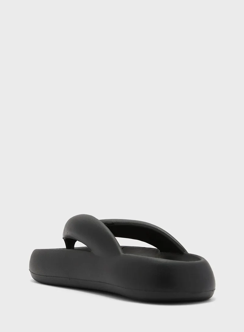 Ginger Platform Thong Slide