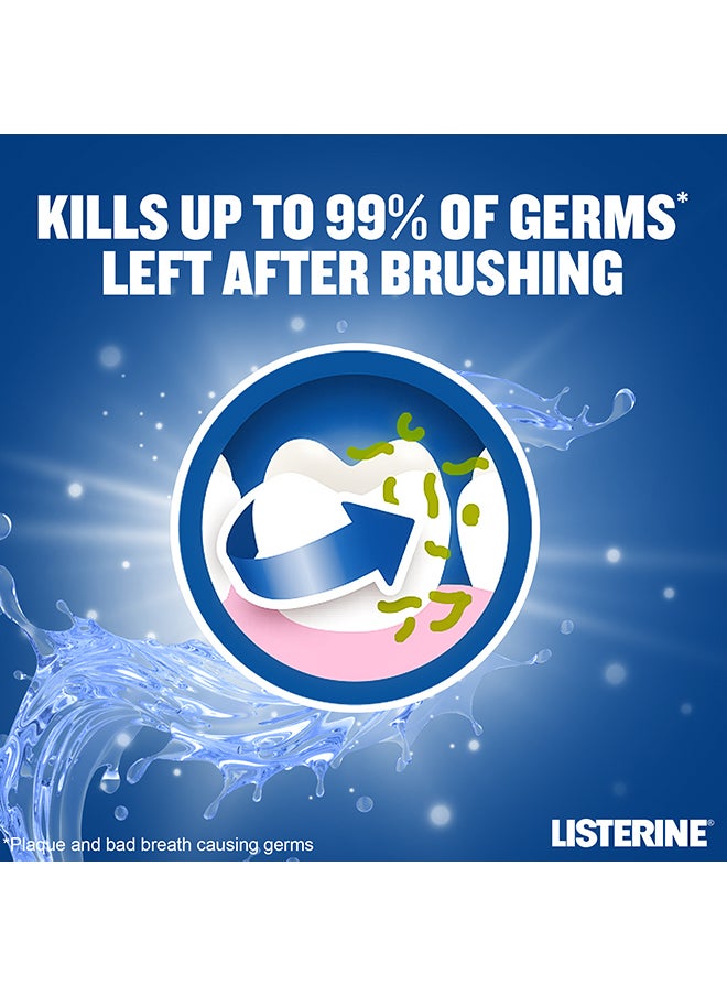 Listerine Total Care Tartar Protect 6 Benefit Fluoride Mouthwash For Naturally White Teeth 250ml  - Image 5