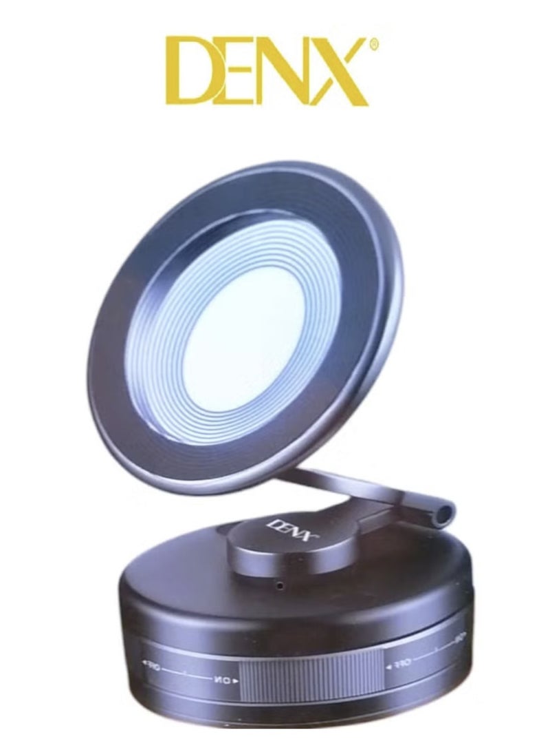 Denx Vacuum Magnetic Suction Cup Phone Mount 360° Rotation Base HandsFree Adjustable Magnetic Car Phone Holder Magnetic Phone Holder Suitable for Car/Gym/Mirror/Smooth Surface - Image 3