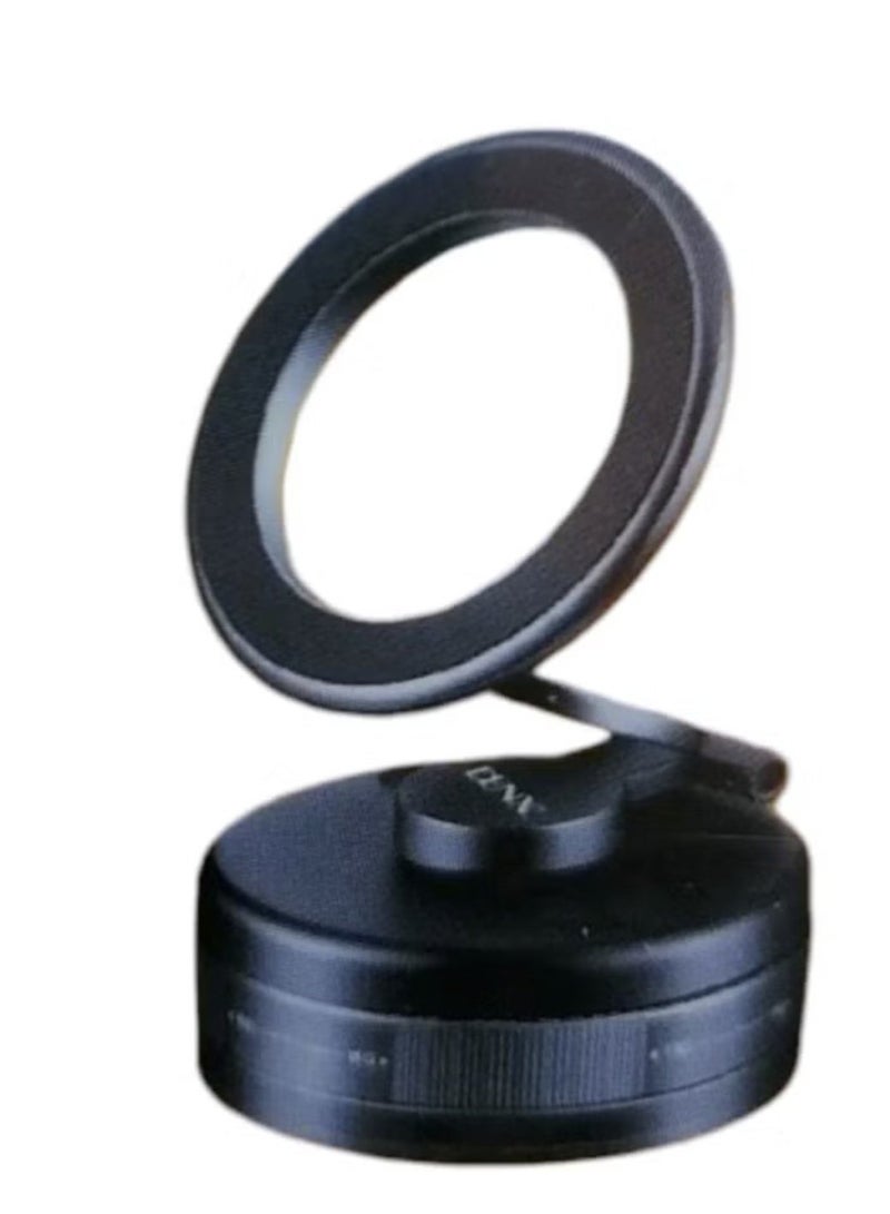 Denx Vacuum Magnetic Suction Cup Phone Mount 360° Rotation Base HandsFree Adjustable Magnetic Car Phone Holder Magnetic Phone Holder Suitable for Car/Gym/Mirror/Smooth Surface - Image 2