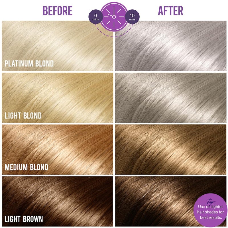 BOLD UNIQ Purple Shampoo, Conditioner & Mask Trio Gift Set. Removes Brassy Yellow Tones. Lightens Blonde, Platinum, Ash, Silver & Grays. Paraben & Sulfate Free. PETA Approved Cruelty-free and 100% Vegan. - Image 2