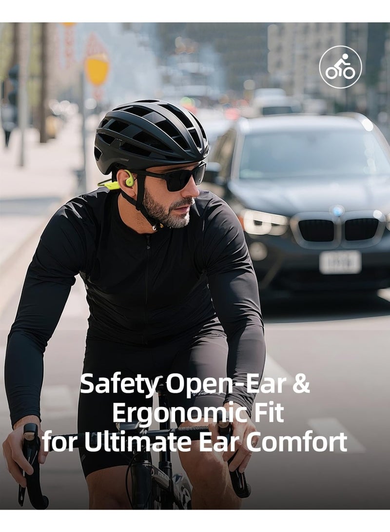 Wireless Bone Conduction Headphones - Ipx5 Waterproof, Long Battery Life, Open-Back Design, Stable Signal, Noise Isolation, Button Controls, Tangle-Free Cable, Type-C Charging, Compatible with Mobile Phones, Sports Headphones - Image 5