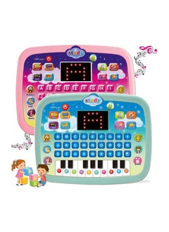 TOY GARDEN Kids Tablet Toddler Learning Pad with Teach Alphabet Numbers Word Music Math Early Development Interactive Electronic Toy for Boys & Girls 3 Years+,Montessori Toys for Babies  - Image 1